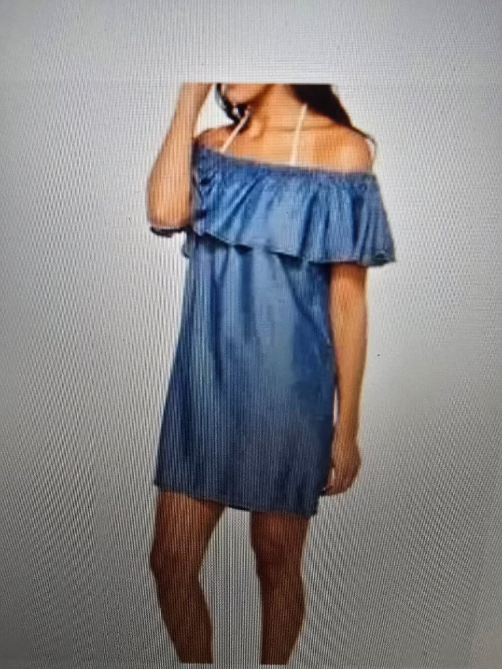 NWT Tommy Bahama Chambray Off Shoulder Dress Size Small